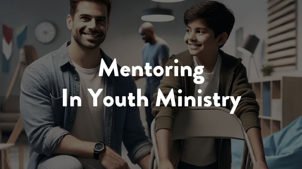 youth pastor mentoring a teenager