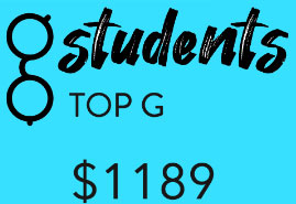 G Students Top G tier of youth ministry curriculum costs $1189